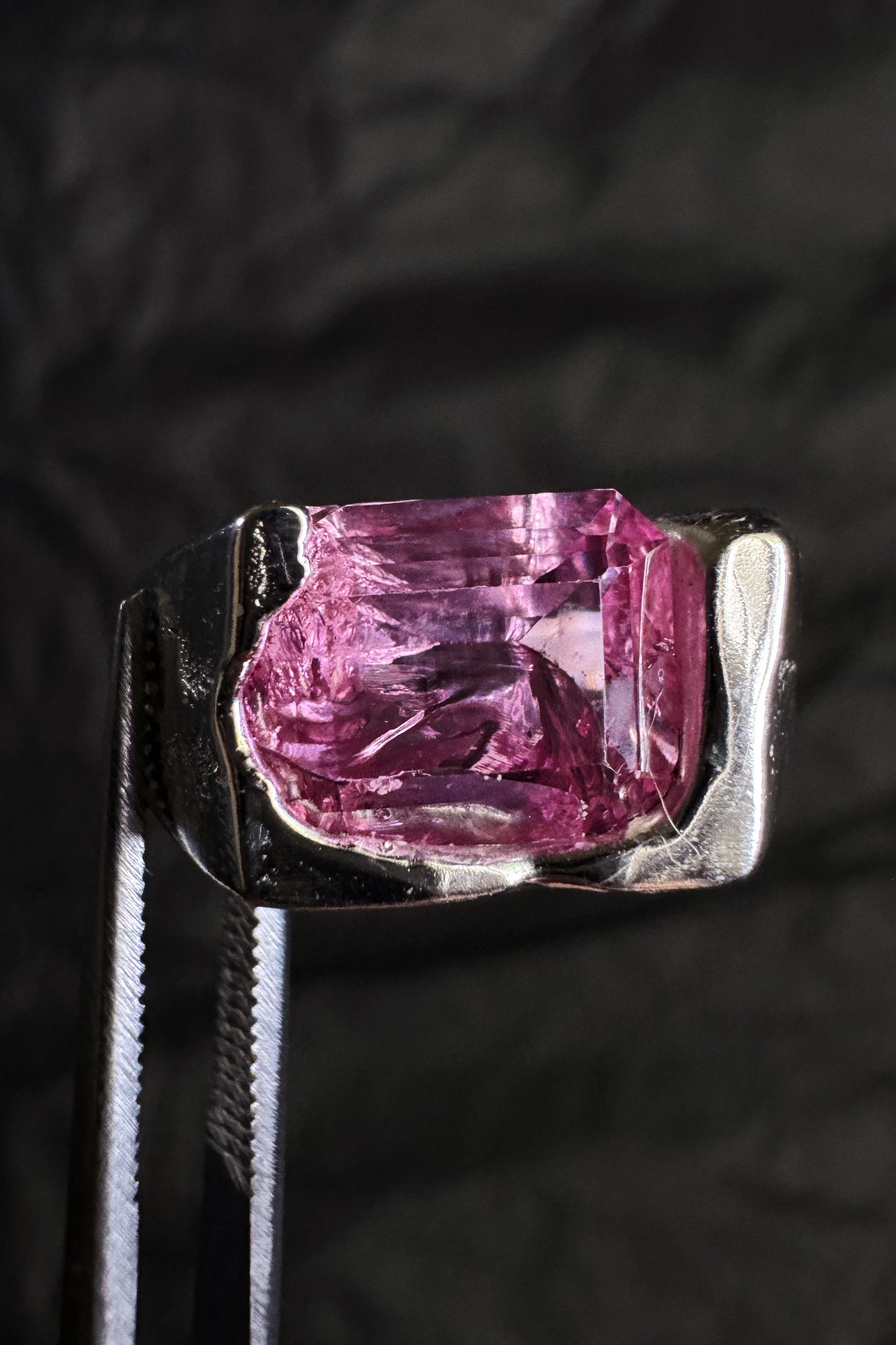 pink pinky signet (made to order)