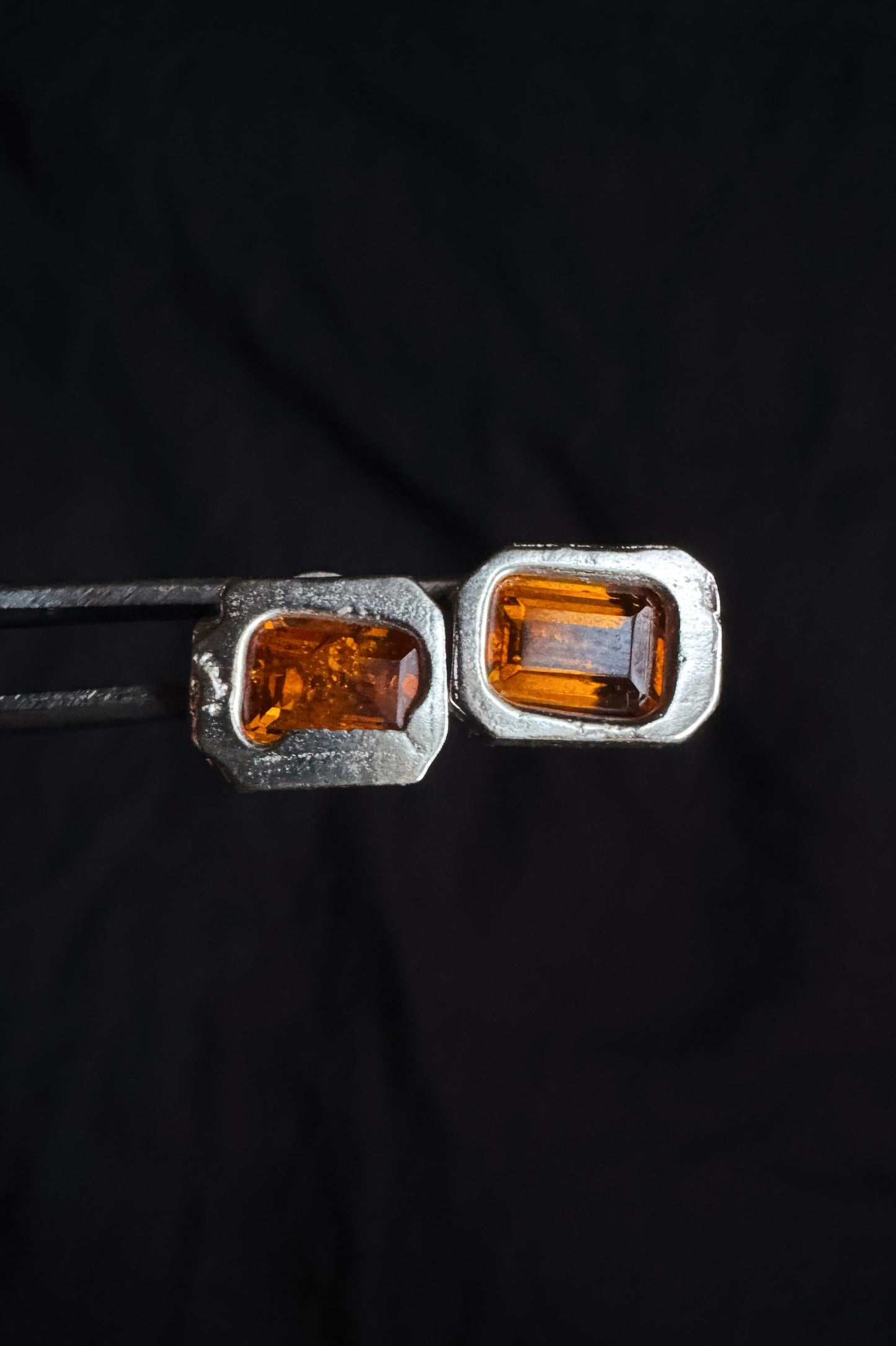 orange studs set