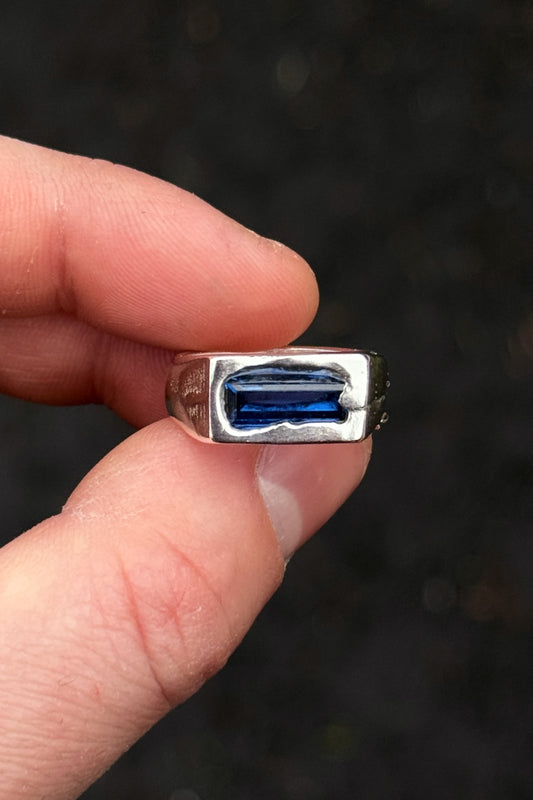 blue bar ring