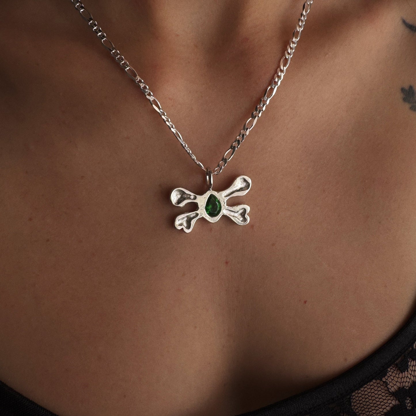 crossbones pendant (made to order)