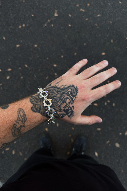 ready to ship / 20cm spiked bracelet