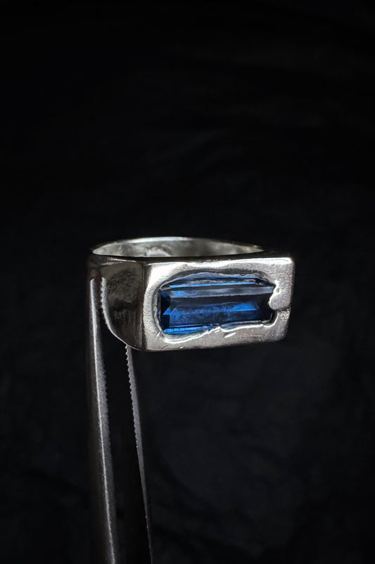 blue bar ring