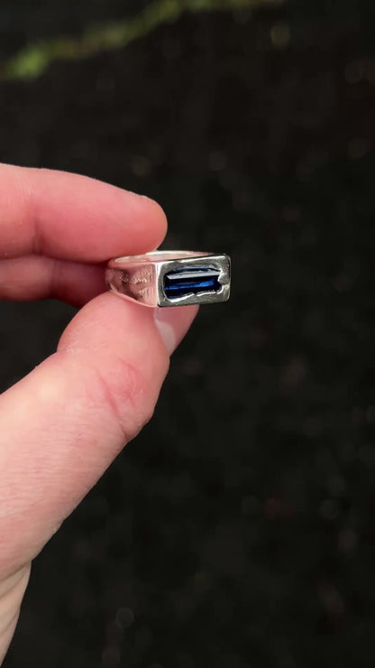 blue bar ring